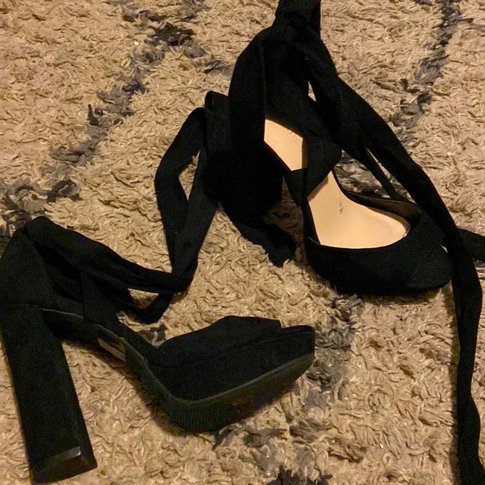 Womens lace up heels